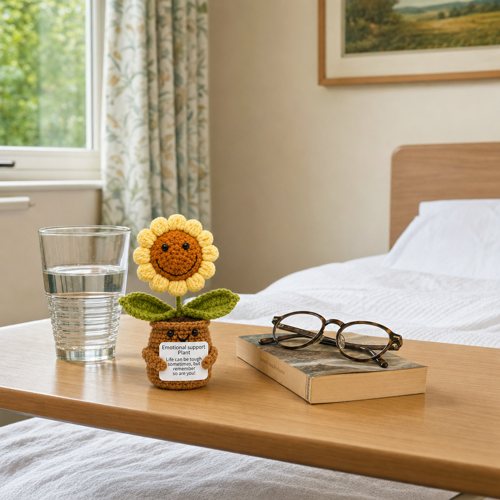 On a bedside table [pl:b3f9ca0c0a87]