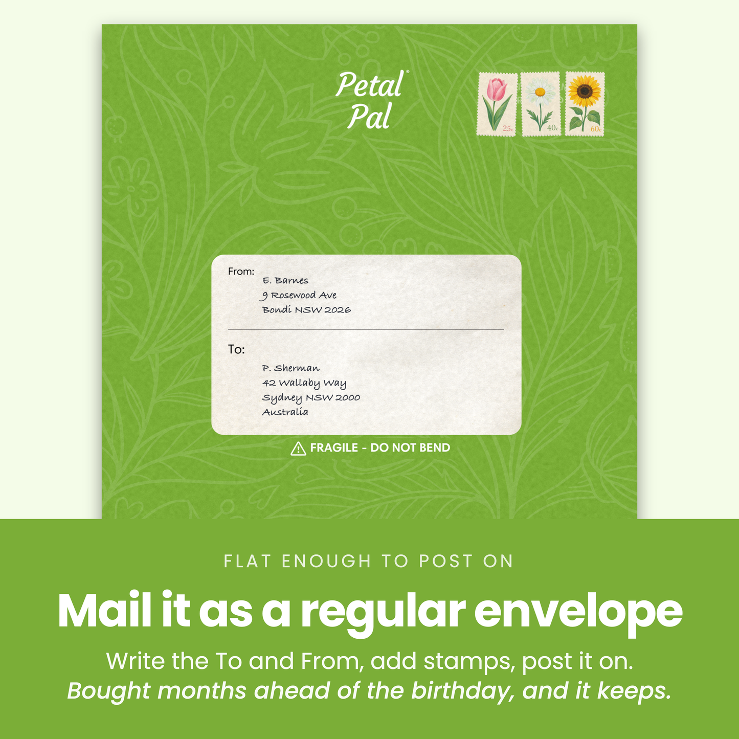 Mail it as a regular envelope [pl:7ea20d1476b6]
