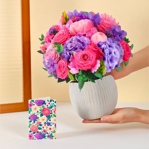 Fuchsia Fantasy Pop-Up Bouquet